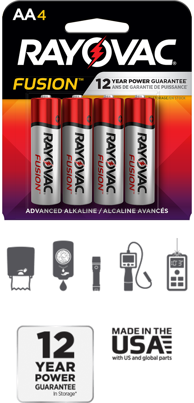 Rayovac Fusion AA batteries