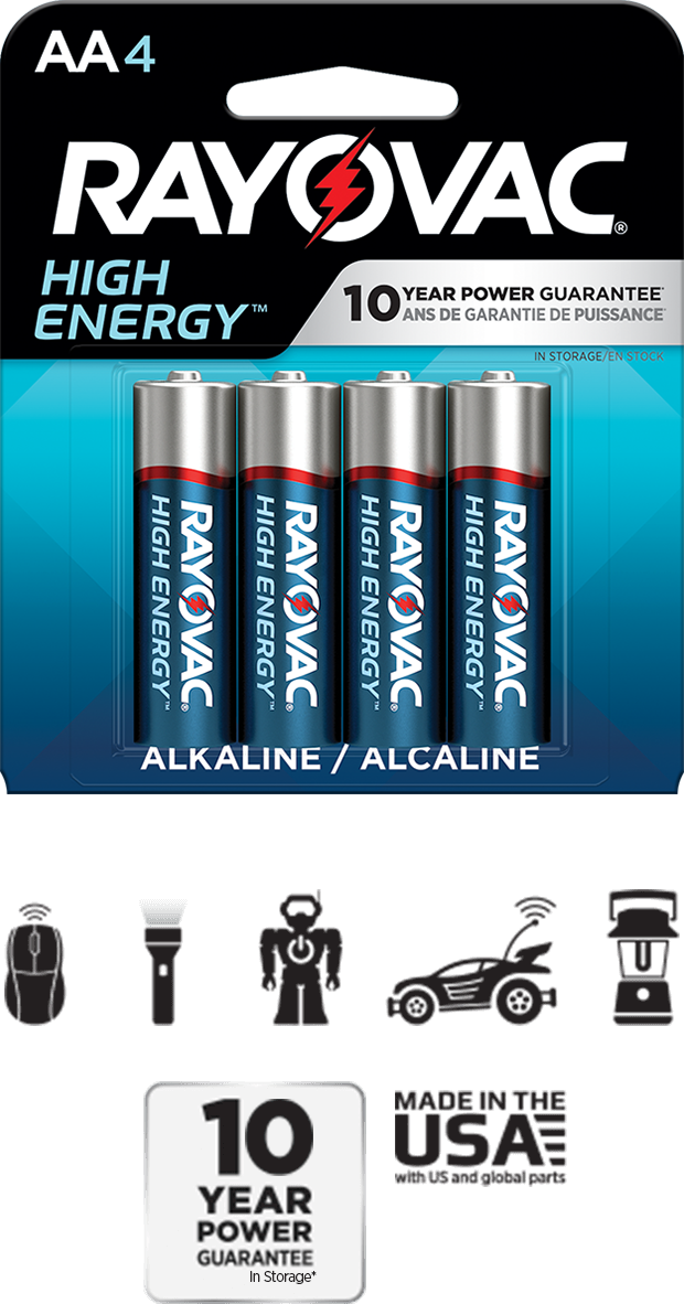 Rayovac High Energy AA batteries